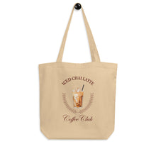 Load image into Gallery viewer, Iced Chai Latte Coffee Club Eco Cotton Tote Bag