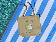 Load image into Gallery viewer, Gin & Tonic Cocktail Club Eco Tote Bag