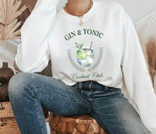 Load image into Gallery viewer, Gin & Tonic Cocktail Club Unisex Sweatshirt