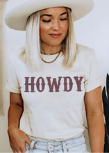 Load image into Gallery viewer, Howdy Distressed Short-Sleeve Unisex T-Shirt *WAREHOUSE SALE*