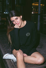 Load image into Gallery viewer, Middle Finger Smile Face Embroidered Unisex Sweatshirt