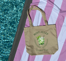 Load image into Gallery viewer, Mint Julep Cocktail Club Eco Tote Bag