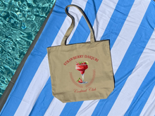 Load image into Gallery viewer, Strawberry Daiquiri Cocktail Club Eco Tote Bag