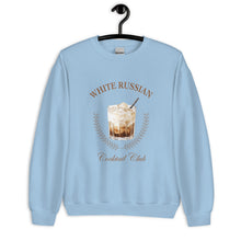 Load image into Gallery viewer, White Russian Cocktail Club Unisex Sweatshirt