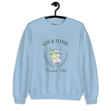 Load image into Gallery viewer, Gin & Tonic Cocktail Club Unisex Sweatshirt
