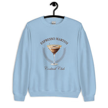 Load image into Gallery viewer, Espresso Martini Cocktail Club Unisex Sweatshirt
