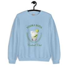 Load image into Gallery viewer, Vodka Soda Cocktail Club Unisex Sweatshirt