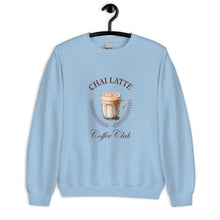 Load image into Gallery viewer, Chai Latte Coffee Club Unisex Sweatshirt