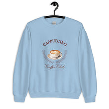 Load image into Gallery viewer, Cappuccino Coffee Club Unisex Sweatshirt