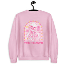 Load image into Gallery viewer, You're So Beautiful Skeleton Selfie Unisex Sweatshirt