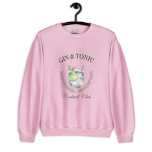 Load image into Gallery viewer, Gin & Tonic Cocktail Club Unisex Sweatshirt