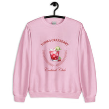 Load image into Gallery viewer, Vodka Cranberry Cocktail Club Unisex Sweatshirt