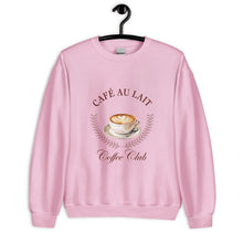 Load image into Gallery viewer, Café Au Lait Coffee Club Unisex Sweatshirt