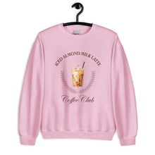 Load image into Gallery viewer, Iced Almond Milk Latte Coffee Club Unisex Sweatshirt