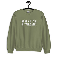 Load image into Gallery viewer, Never Lost A Tailgate Unisex Sweatshirt