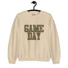 Load image into Gallery viewer, Game Day Leopard Print Unisex Sweatshirt