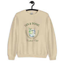 Load image into Gallery viewer, Gin & Tonic Cocktail Club Unisex Sweatshirt