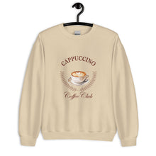 Load image into Gallery viewer, Cappuccino Coffee Club Unisex Sweatshirt