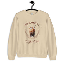 Load image into Gallery viewer, Iced Americano Coffee Club Unisex Sweatshirt