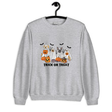 Load image into Gallery viewer, Trick Or Treat Dogs Unisex Sweatshirt