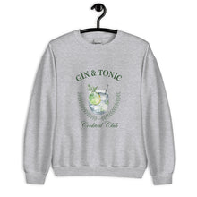 Load image into Gallery viewer, Gin & Tonic Cocktail Club Unisex Sweatshirt