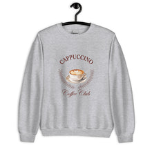 Load image into Gallery viewer, Cappuccino Coffee Club Unisex Sweatshirt