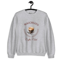 Load image into Gallery viewer, Macchiato Coffee Club Unisex Sweatshirt