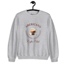 Load image into Gallery viewer, Americano Coffee Club Unisex Sweatshirt