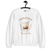 Load image into Gallery viewer, White Russian Cocktail Club Unisex Sweatshirt