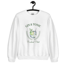 Load image into Gallery viewer, Gin & Tonic Cocktail Club Unisex Sweatshirt