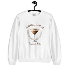 Load image into Gallery viewer, Espresso Martini Cocktail Club Unisex Sweatshirt