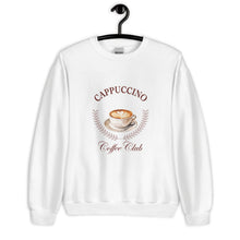 Load image into Gallery viewer, Cappuccino Coffee Club Unisex Sweatshirt