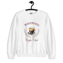 Load image into Gallery viewer, Macchiato Coffee Club Unisex Sweatshirt