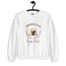 Load image into Gallery viewer, Americano Coffee Club Unisex Sweatshirt