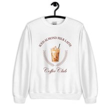 Load image into Gallery viewer, Iced Almond Milk Latte Coffee Club Unisex Sweatshirt