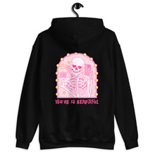 Load image into Gallery viewer, You're So Beautiful Skeleton Selfie Unisex Hoodie