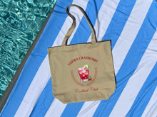 Load image into Gallery viewer, Vodka Cranberry Cocktail Club Eco Tote Bag *READY TO SHIP*