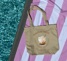 Load image into Gallery viewer, White Russian Cocktail Club Eco Tote Bag