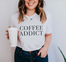 Load image into Gallery viewer, Coffee Addict Short-Sleeve Unisex T-Shirt *WAREHOUSEE SALE*