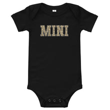Load image into Gallery viewer, Mini Leopard Print Baby Short Sleeve One Piece