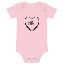 Load image into Gallery viewer, Mini Candy Heart Valentine's Day Baby Short Sleeve One Piece