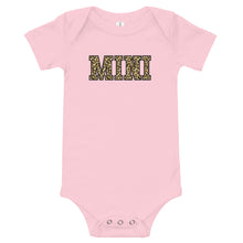 Load image into Gallery viewer, Mini Leopard Print Baby Short Sleeve One Piece