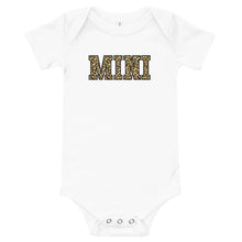 Load image into Gallery viewer, Mini Leopard Print Baby Short Sleeve One Piece