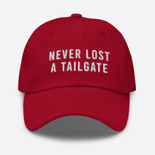 Load image into Gallery viewer, Never Lost A Tailgate Dad Hat