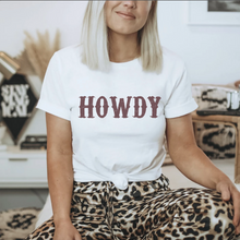 Load image into Gallery viewer, Howdy Distressed Short-Sleeve Unisex T-Shirt *WAREHOUSE SALE*