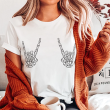 Load image into Gallery viewer, Rock On Skeleton Short-Sleeve Unisex T-Shirt
