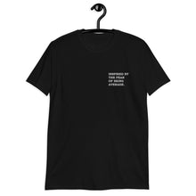Load image into Gallery viewer, Inspired By The Fear Of Being Average Embroidered Short-Sleeve Unisex T-Shirt