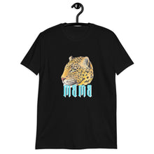 Load image into Gallery viewer, Mama Aqua Leopard Head Graphic Short-Sleeve Unisex T-Shirt