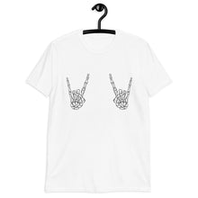 Load image into Gallery viewer, Rock On Skeleton Short-Sleeve Unisex T-Shirt