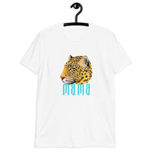 Load image into Gallery viewer, Mama Aqua Leopard Head Graphic Short-Sleeve Unisex T-Shirt